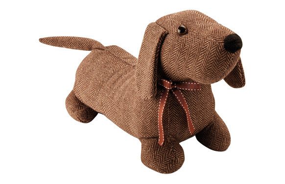 TOPE PUERTA TEXTIL 1 KG PERRO MARRON