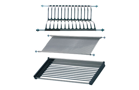 ESCURREPLATOS/VASOS SET COMPLETO 60CM-INOX