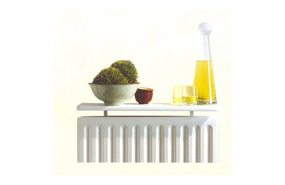 SOPORTE RADIADOR FIJOS 2 UDS BLANCO