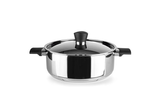 CAZUELA INOX CON TAPA SVEA Ø 24 CM