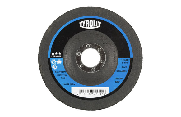 DISCO DE LIMPIEZA 28 VL GR 125X22,2 C COARSE P 