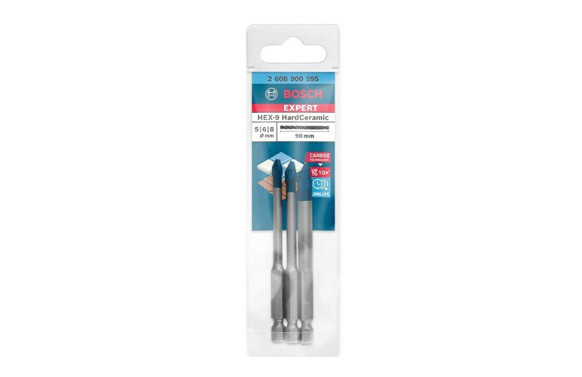 JUEGO BROCAS PORCELANICO EXPERT HEX-9 HARDCERAMIC 