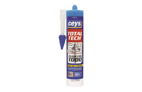 ADHESIVO MONTAJE SELLADOR TOTAL TECH 290 ML AZUL