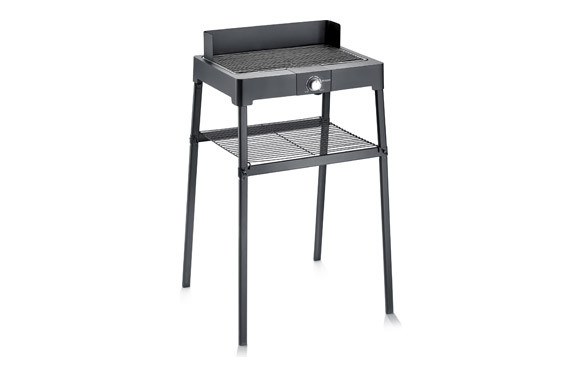 ELECTROBARBACOA CON PATAS Y ESTANTE 2200 W