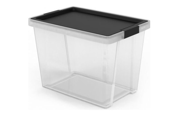 CAJA MULTIUSOS NEW 15 L NEGRO