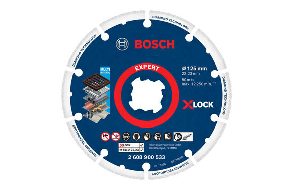 DISCO DIAMANTE SEGMENTADO X-LOCK  EXPERT Ø 125 MM