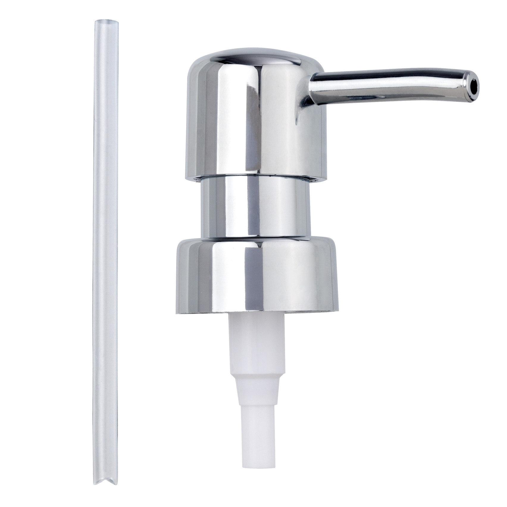 RECAMBIO BOMBA DOSIFICADORA JABON CROMO REDONDA