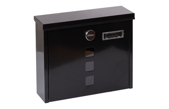 BUZON EXTERIOR ACERO CHANCE NEGRO