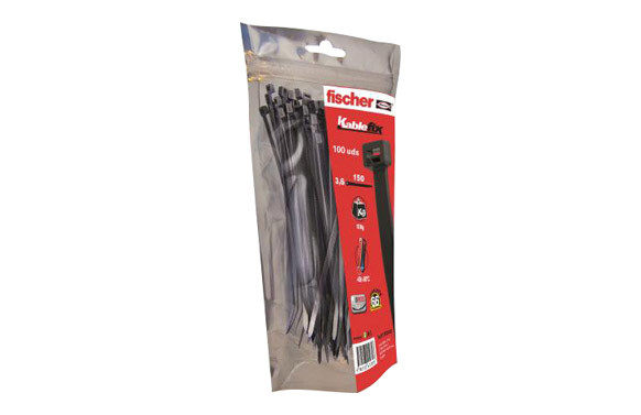 BRIDA NILON DENTADA UBN NEGRA 4,5 X 280 MM 100 UDS