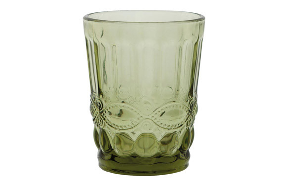 VASO GRABADO  RITUAL RUSTICO 26 CL VERDE