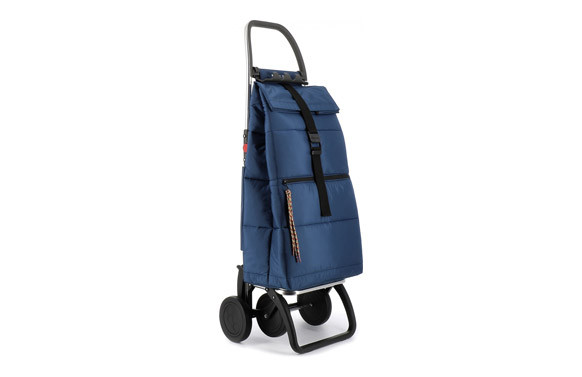 CARRO COMPRA 4 RUEDAS FIJO ACOLCHADO AZUL