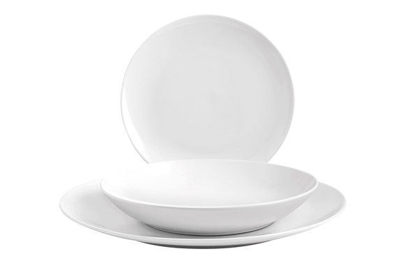 VAJILLA 18 PZAS NEW BONE CHINA COUPE HOLLYWOOD