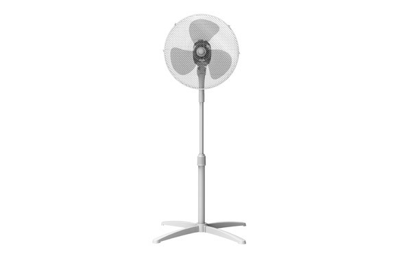 VENTILADOR DE PIE BLANCO Ø 40 CM 40 W
