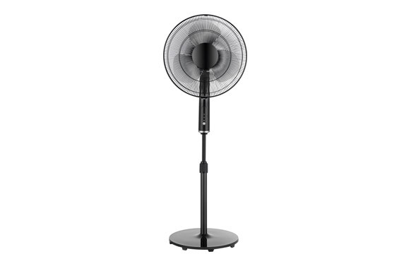 VENTILADOR PIE 30W Ø40CM CON MANDO NEGRO