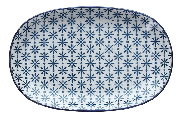 BANDEJA OVAL PORCELANA SAPA 23 CM
