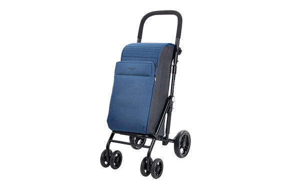 CARRO COMPRA 4 RUEDAS GIRATORIAS CON TERMO URBAN DUO DENIM