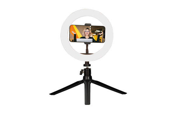 KIT ARO LUZ LED CON TRÍPODE PARA SMARTPHONE