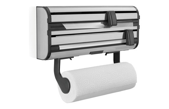 PORTARROLLOS COCINA PARED TRIPLE ROYAL PROLINE INOX