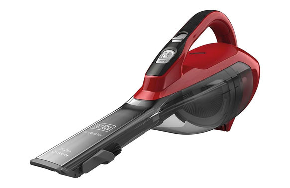 ASPIRADOR RECOGETODO 10,8 V ROJO TRANSPARENTE