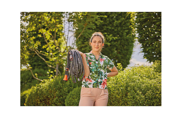 MANGUERA TEXTIL LIANO CON ACCESORIOS Ø 13 MM 10 M