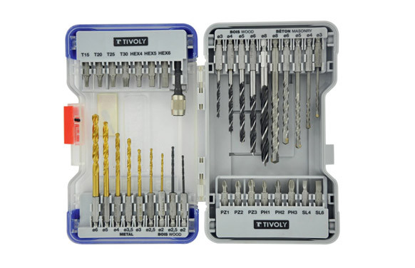 BROCAS Y PUNTAS JUEGO 35 PZS EN ESTUCHE RANGER + PORTA PUNTAS QUICK CHANGE