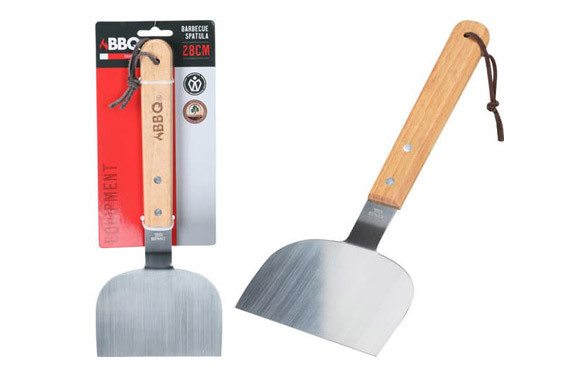 ESPATULA PARA BARBACOA MANGO MADERA