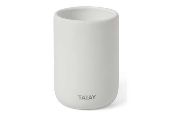 VASO PORTACEPILLOS SOFT PERGAMON BLANCO
