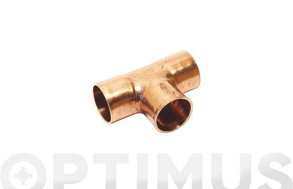 TE IGUAL HEMBRA COBRE Ø 12 MM 5 UDS