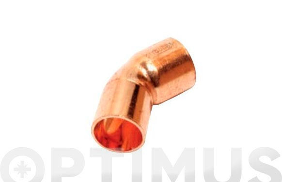 CURVA COBRE 45 M-H Ø 18 MM 5 UDS