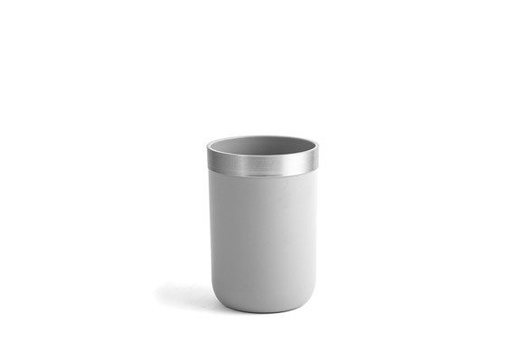 VASO PORTACEPILLO GRIGIO GRIS INOX