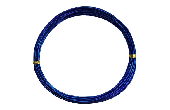 ALAMBRE ALUMINIO ROLLO AZUL 1,5 MM  X 5 M