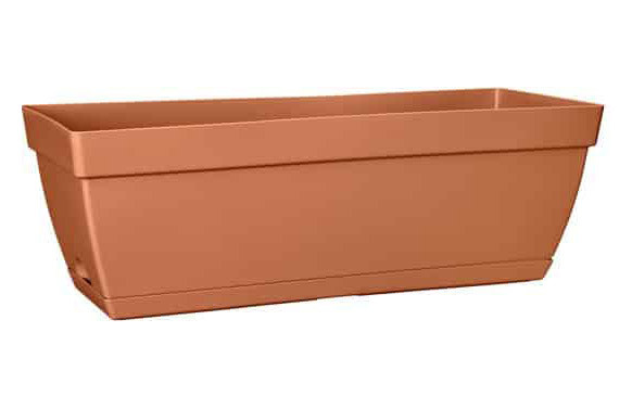 JARDINERA RECTANGULAR PARIS TERRA 50 CM