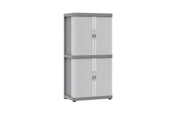 ARMARIO RESINA 4 PUERTAS CORREDERAS ROLLING SPACE 59X36X115 CM