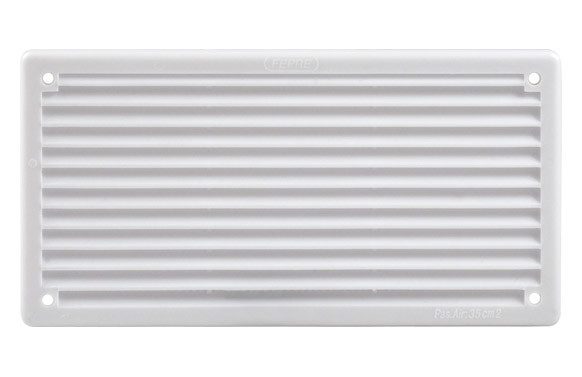 REJILLA ABS BLANCO 8,6 X 16,5 CM MOSQUITERA