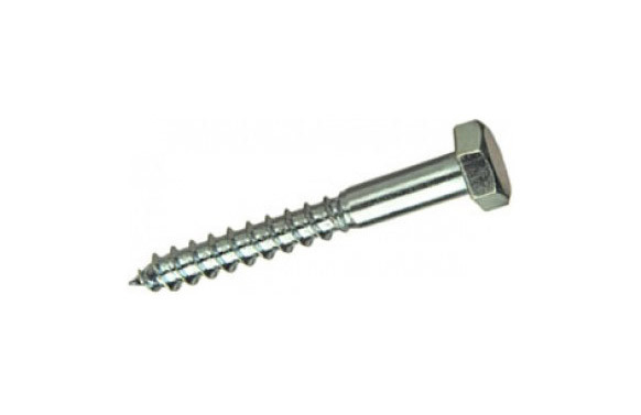 TORNILLO CABEZA HEXAGONAL DIN571 CINCADO 10 X 100 MM 100 UDS