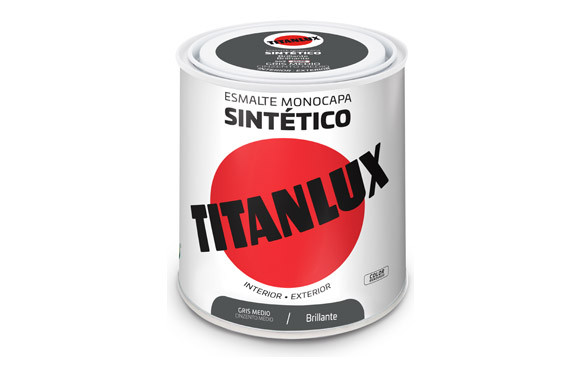 ESMALTE SINTETICO BRILLO 0549 250 ML GRIS MEDIO
