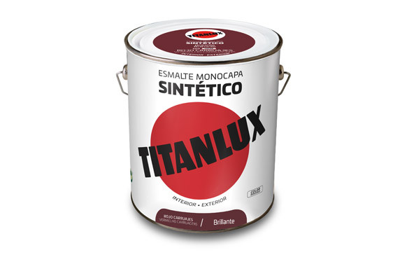 ESMALTE SINTETICO BRILLO 0560 4L ROJO CARRUAJE