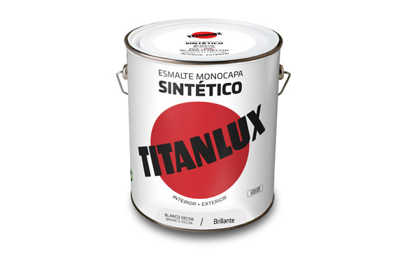 ESMALTE SINTETICO DECORACION BRILLO 0566D 4 L BLANCO