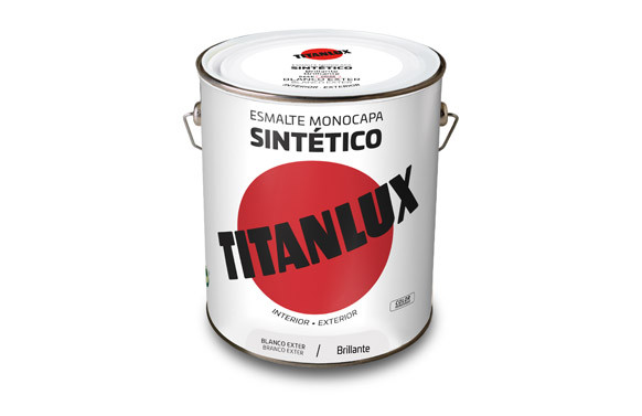 ESMALTE SINTETICO EXTERIOR BRILLO 566E 4 L BLANCO