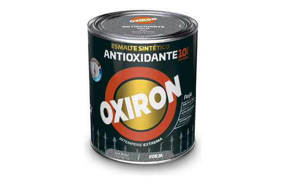 ESMALTE ANTIOXIDANTE OXIRON FORJA 750 ML GRIS ACERO