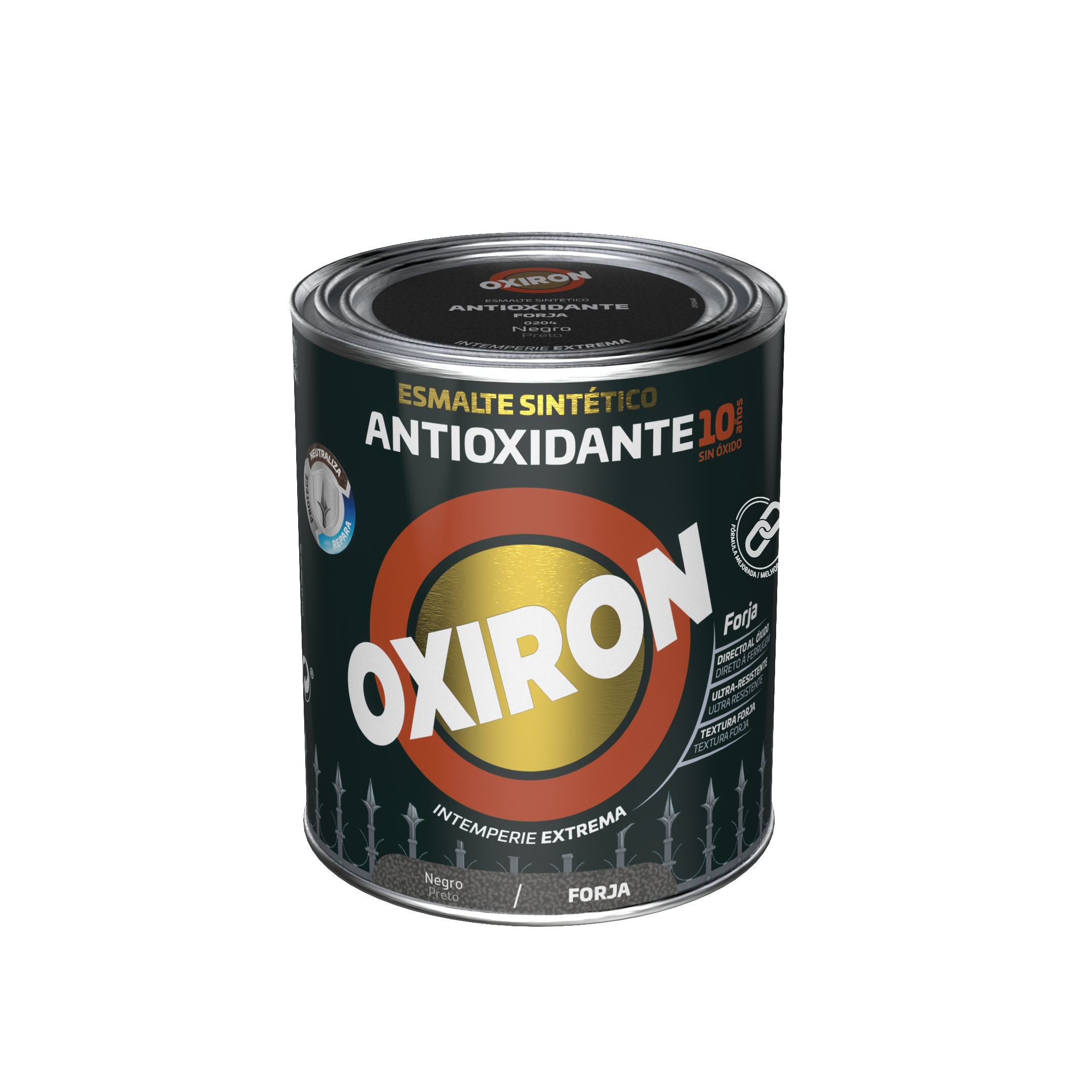 ESMALTE ANTIOXIDANTE OXIRON FORJA 750 ML NEGRO