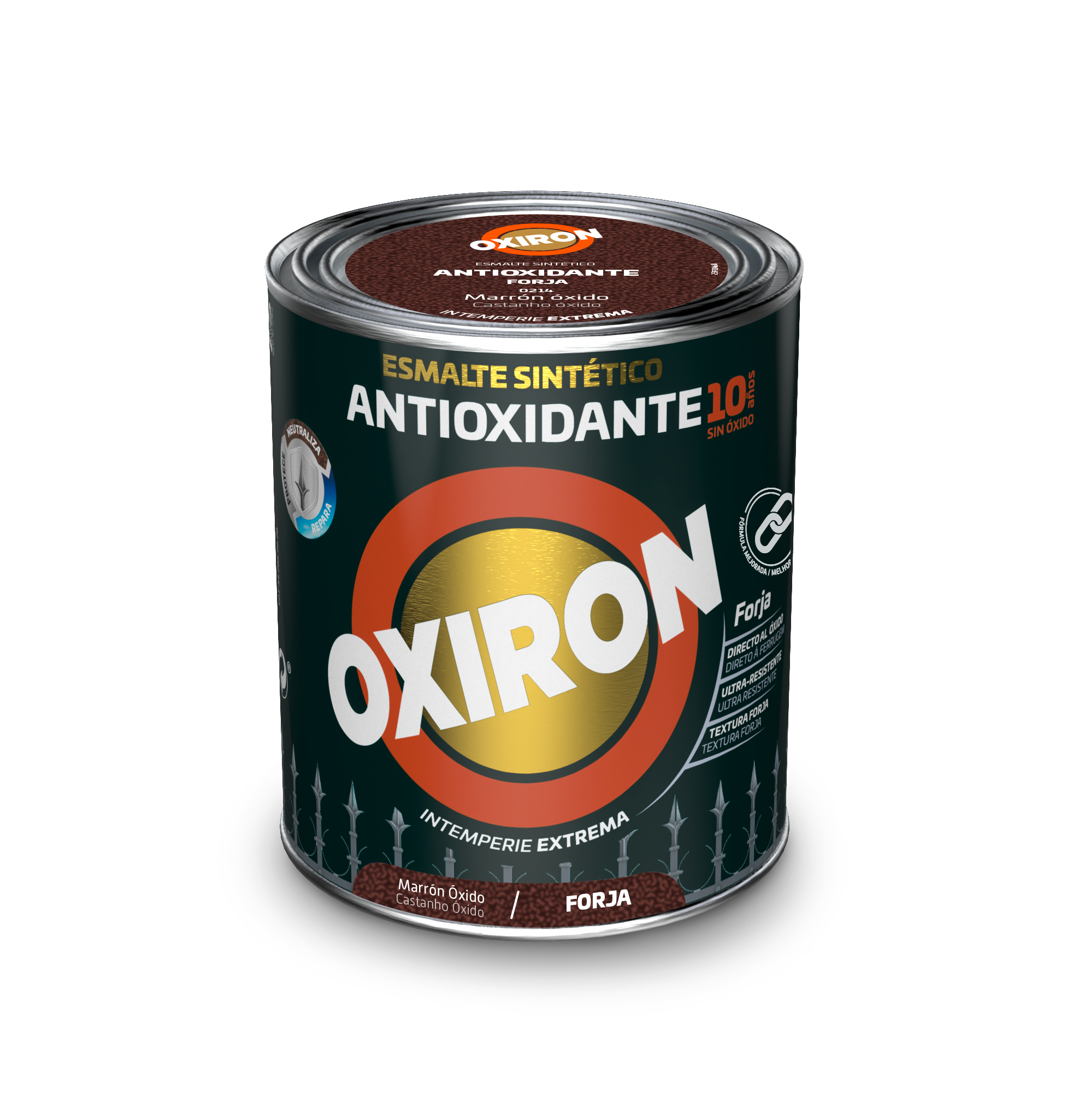 ESMALTE ANTIOXIDANTE OXIRON FORJA 750 ML MARRON OXIDO
