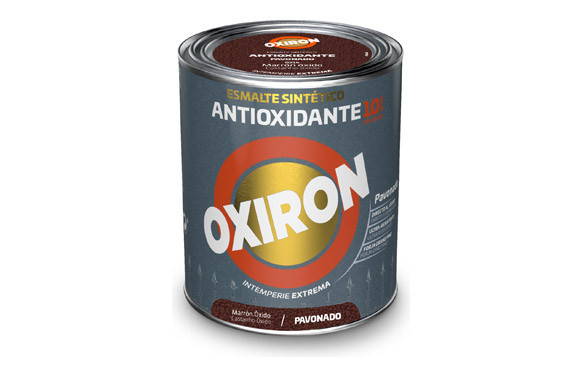 ESMALTE ANTIOXIDANTE OXIRON PAVONADO 750 ML MARRON OXIDO