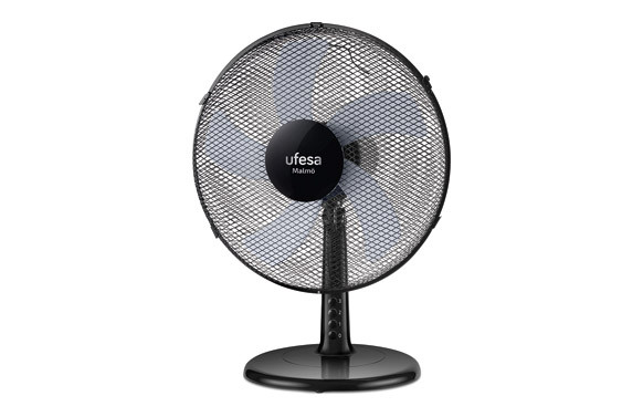 VENTILADOR SOBREMESA 50W MALMÖ Ø 40 CM 5 ASPAS OSCILANTE