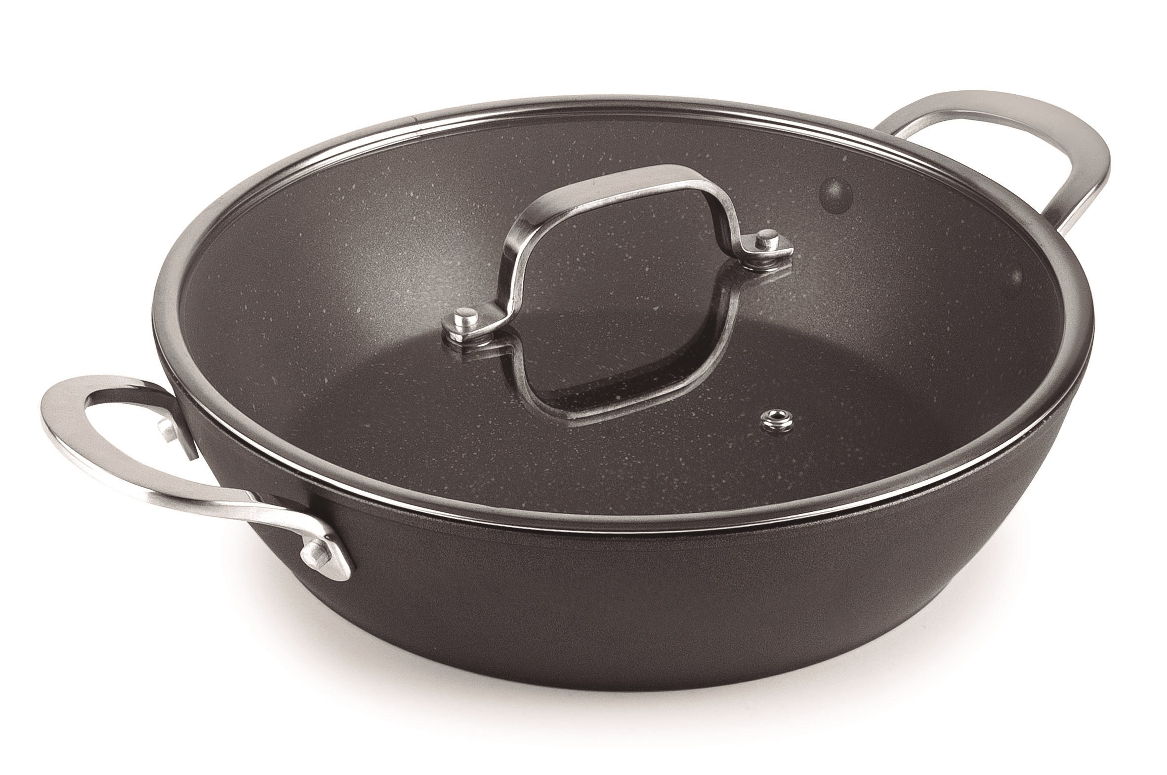 CACEROLA BAJA CON TAPA EASY 28 CM