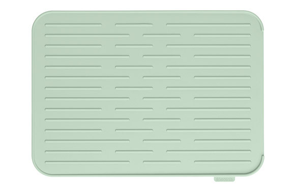 ALFOMBRILLA ESCURREPLATOS SILICONA VERDE JADE 44 X 32 CM