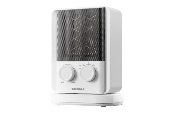 CALEFACTOR CERÁMICO OSCILANTE 2000 W BLANCO