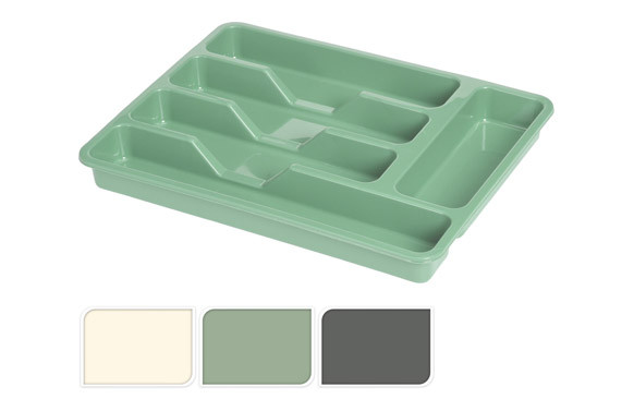 CUBERTERO PLASTICO SURTIDOS 33,5 X 26,5 X H 3,5CM