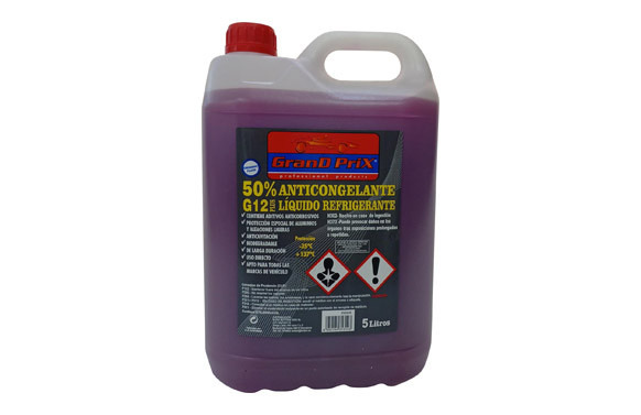 ANTICONGELANTE REFRIGERANTE 5LT 50% -37º MALVA