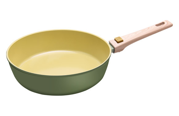 SARTEN CERAMICA ALTA ALUMINIO FORJADO AMUEGAN Ø 26 X 6,8 CM FULL INDUCTION